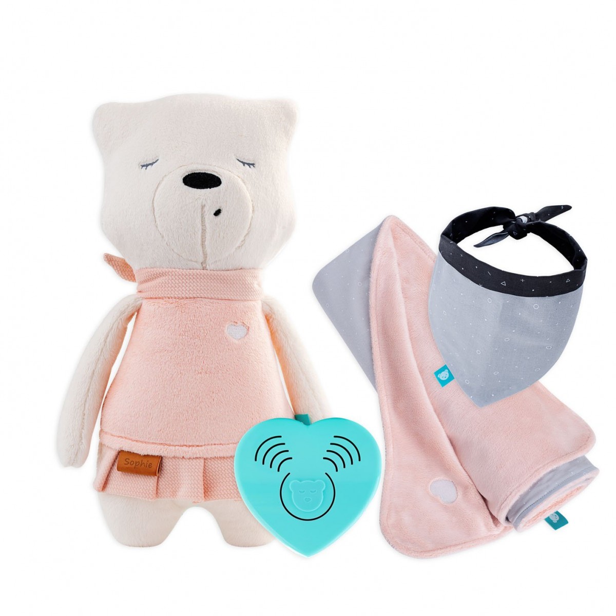 AKČNÍ SET SOPHIE - Senzor spánku + deka UNI pink + nákrčník AKČNÍ SET SOPHIE - Senzor spánku + deka UNI pink + nákrčník