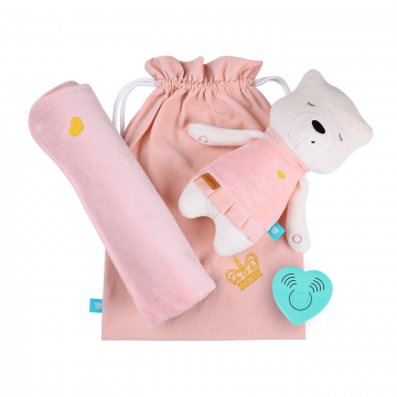 ROYAL LIMITED EDITION SOPHIE - Senzor spánku + deka UNI pink + royal bag ROYAL LIMITED EDITION SOPHIE - Senzor spánku + deka UNI pink + royal bag