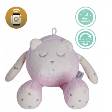 MyHummy šumící medvídek MASKOT SPÁČ PINK + senzor spánku a mobilní aplikace MyHummy šumící medvídek MASKOT SPÁČ PINK + senzor spánku a mobilní aplikace